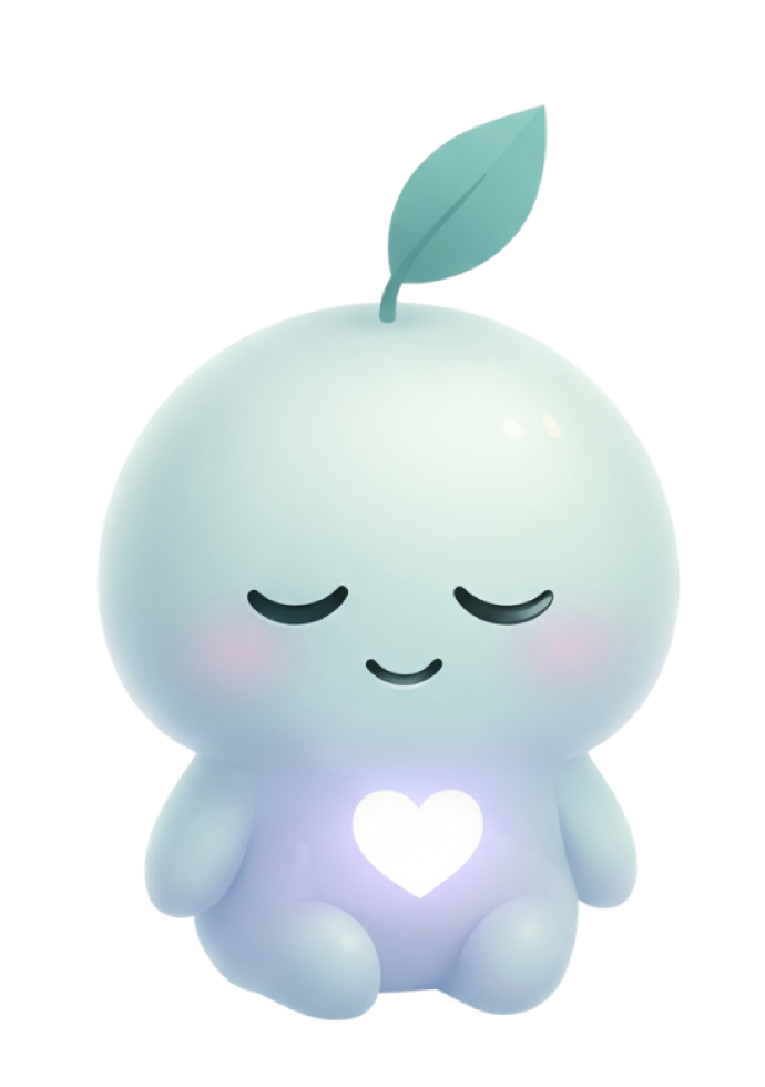 Lumi greeting you, your MyDiri companion
